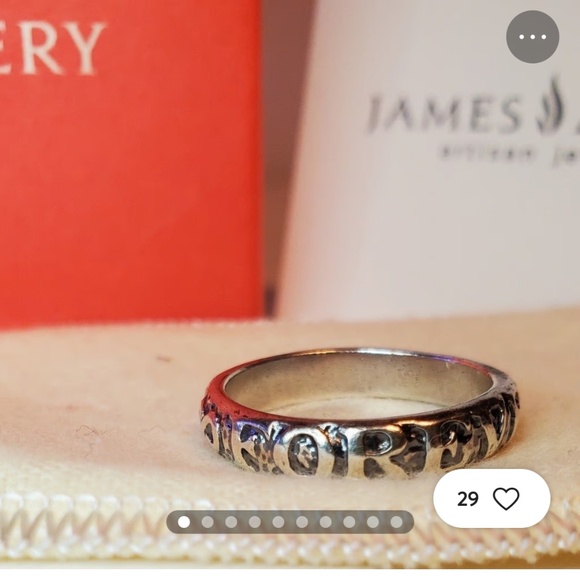 Retired James Avery forever and always ring - Picture 1 of 1